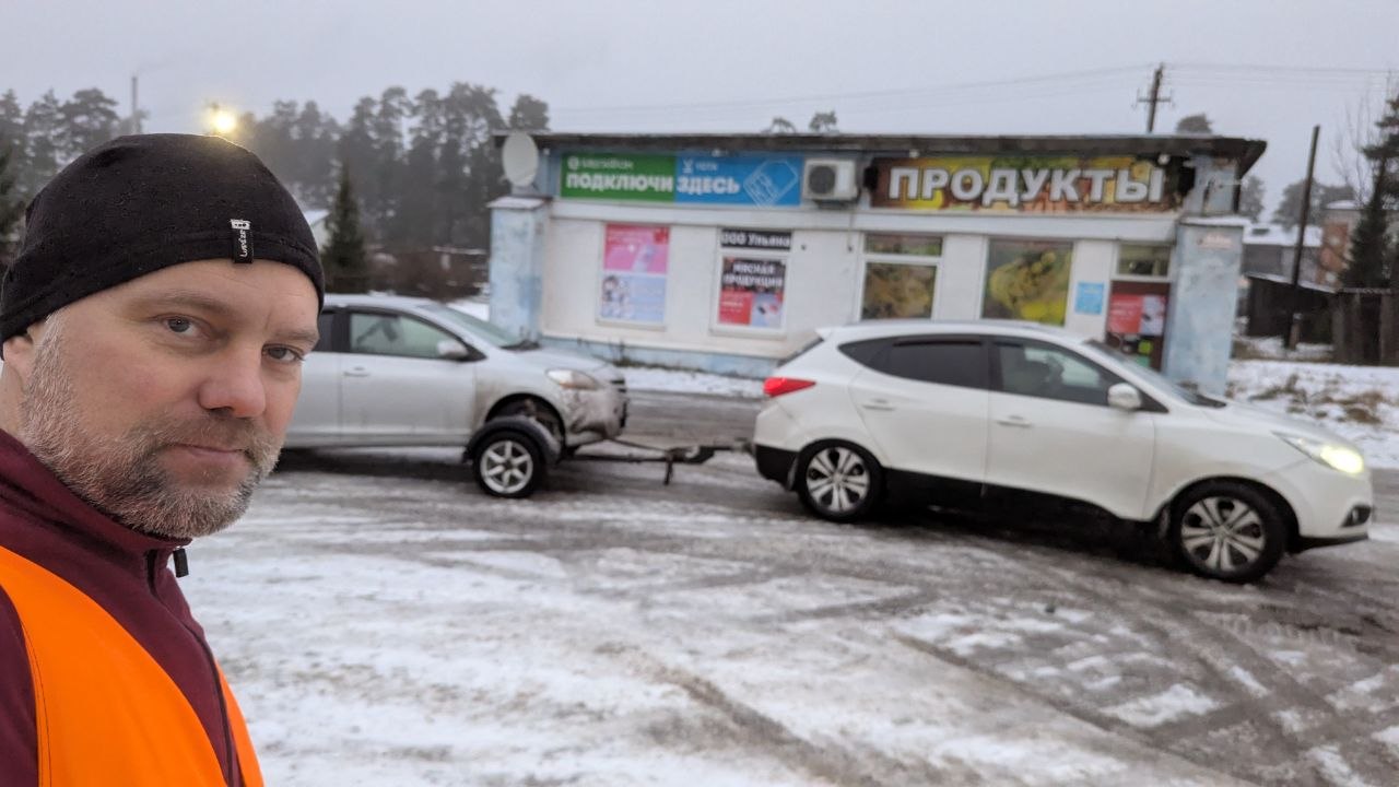 Эвакуация на жесткой сцепки